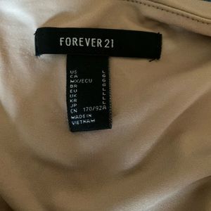 Beige Womens bodysuit